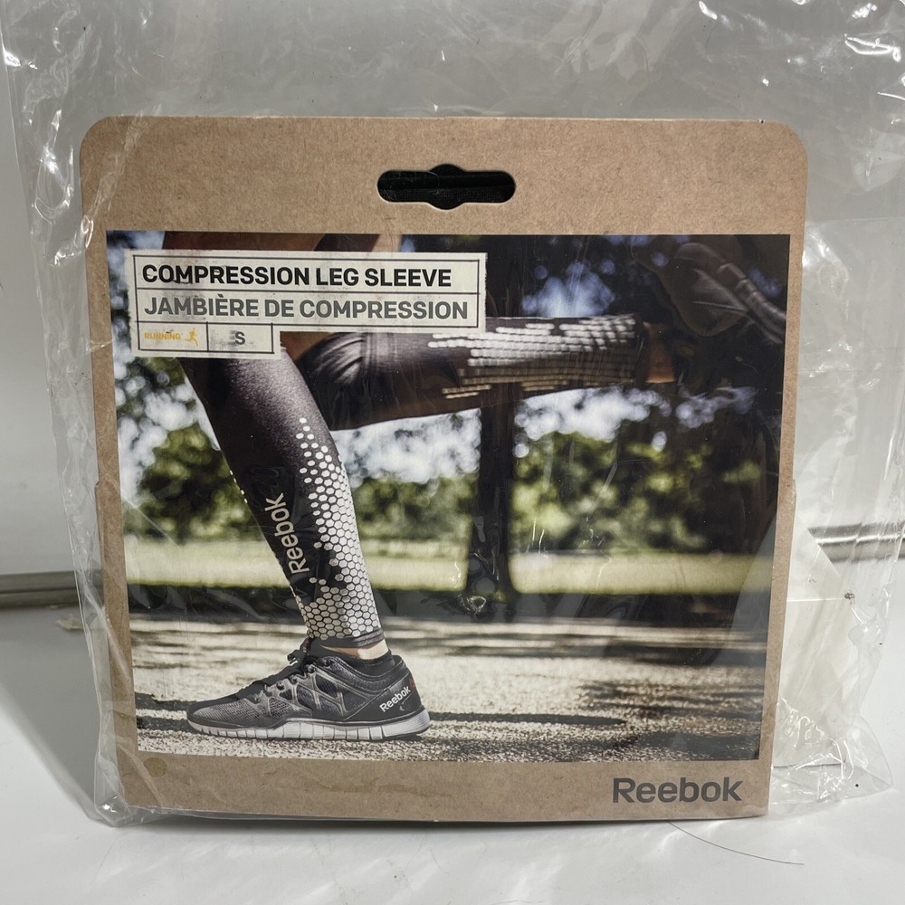 Reebok Compression Leg Sleeve Pair -  Size Small - SAME DAY SHIPPING!!