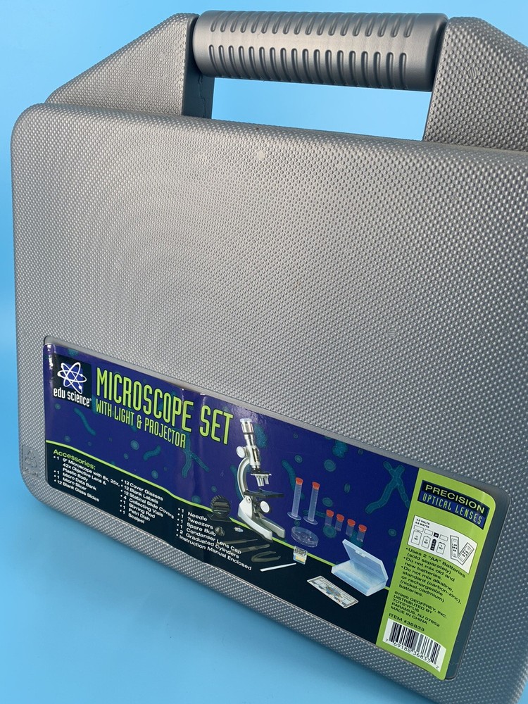 Microscope w/ Projector 3 Function 42x 25x 8x Homeschool Science