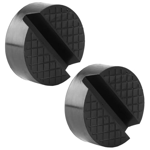 Rubber Jack Pad for Trolley Floor Jack Disk Pad Adapter slotted jack pad 2Pcs
