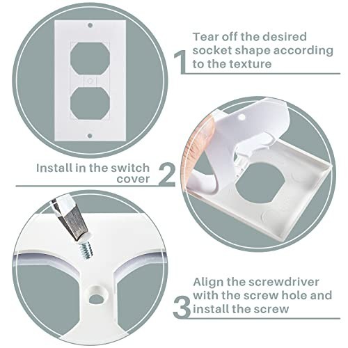 30 Pcs Foam Outlet Insulation Pads & Draft Sealers for Light Switch Covers