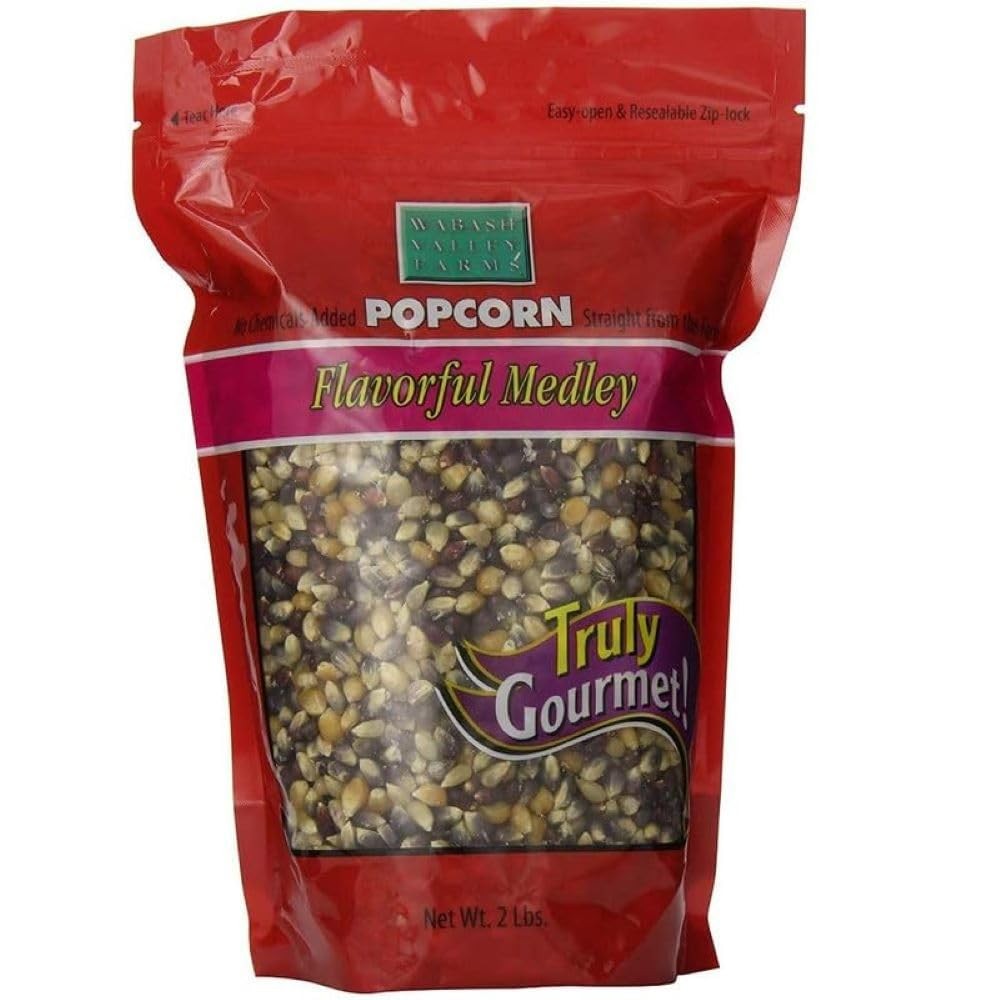 Popcorn Kernels - Flavorful Medley Kernels, Multi Colored Popcorn Kernels, Po...