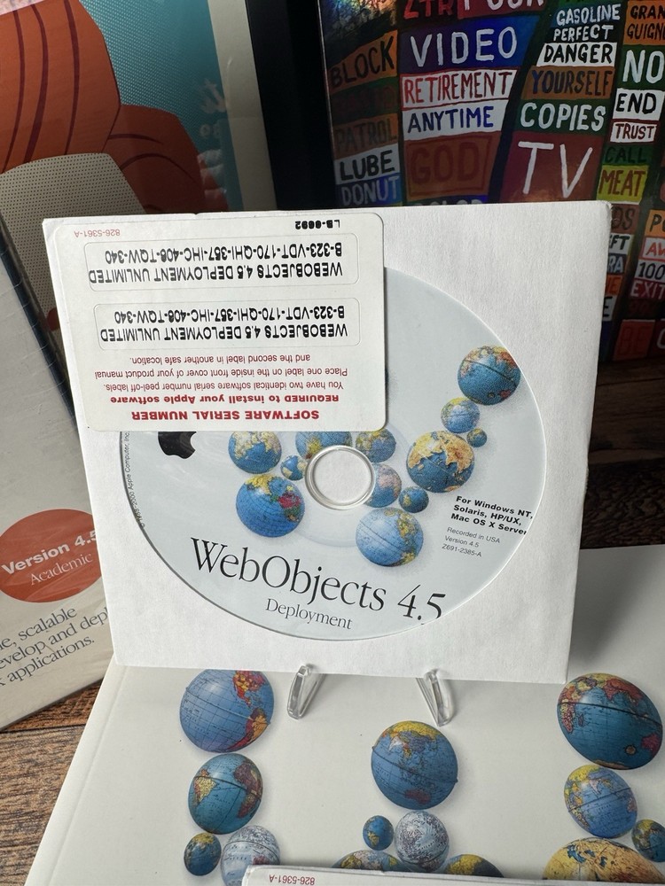 Apple Macintosh WebObjects Version 4.5 Complete Java Server Software Open Box