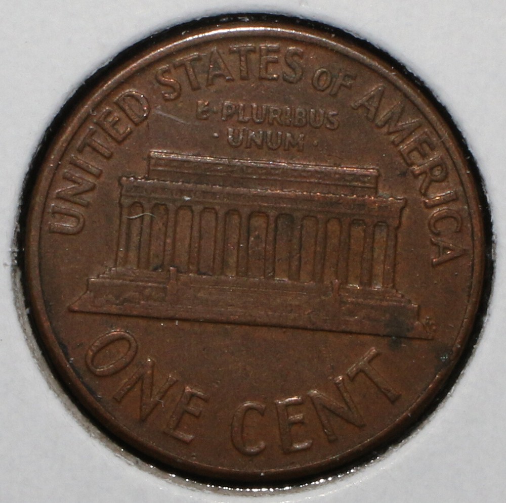 1959-D Lincoln Cent OBV Lamination Error - 09382