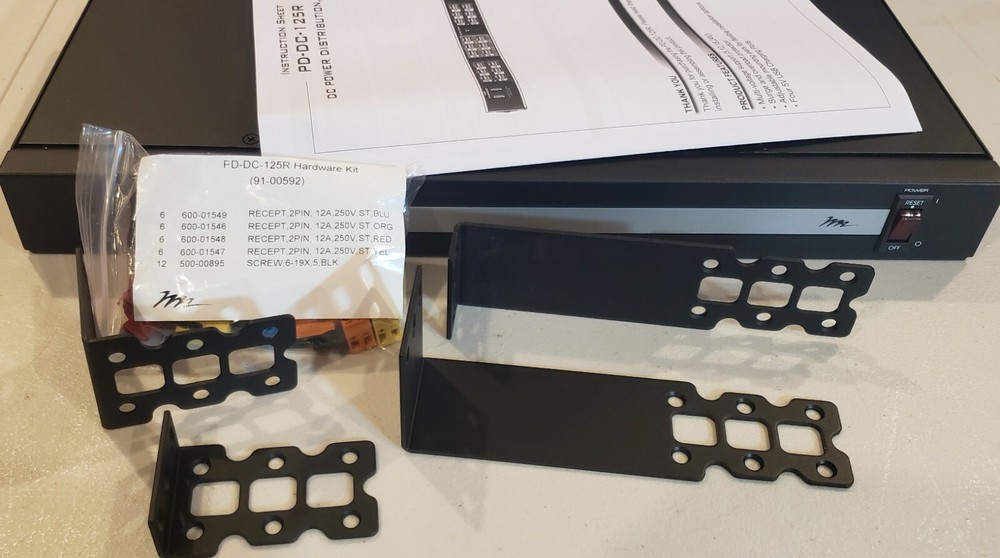 Middle Atlantic PD-DC-125R 125W Multi-Mount Universal DC Power Distribution