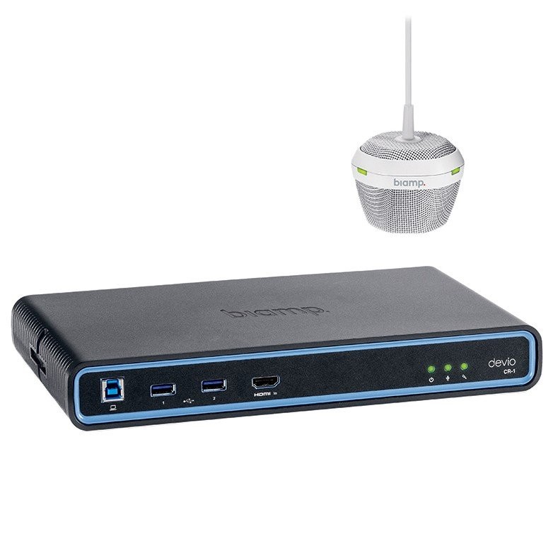 Biamp Devio CR-1C Conference Room System with Hub and Ceiling Mic - NEW