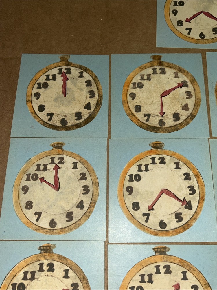Anjar Sample ‘Watch It!’ Prototype Kid’s Time Learning Game With Instructions