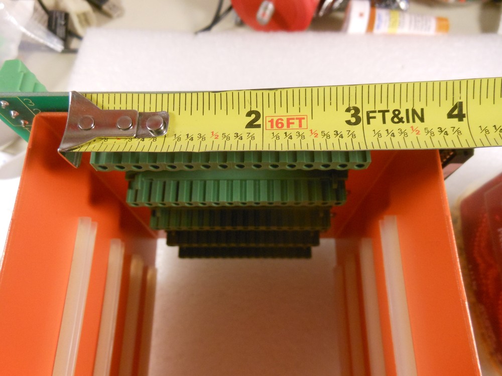 Texas Instruments 01-31122-104 Temperature Controller Backplane With Cage