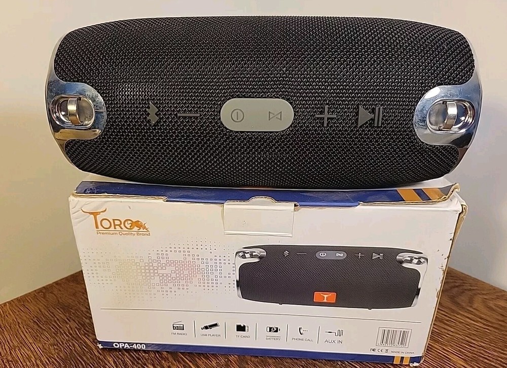 Toro OPA400 Portable Bluetooth Wireless Waterproof Speaker Sound System