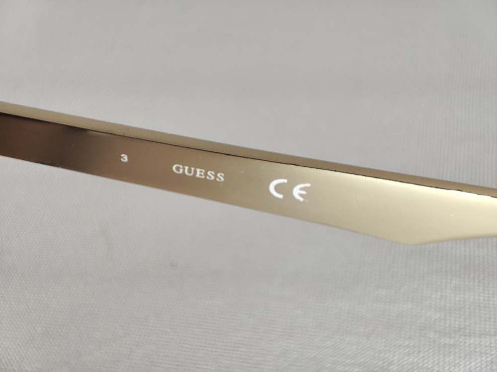 Guess GF0171 52F Sunglasses Tortoise Gold Rectangular Brown Gradient