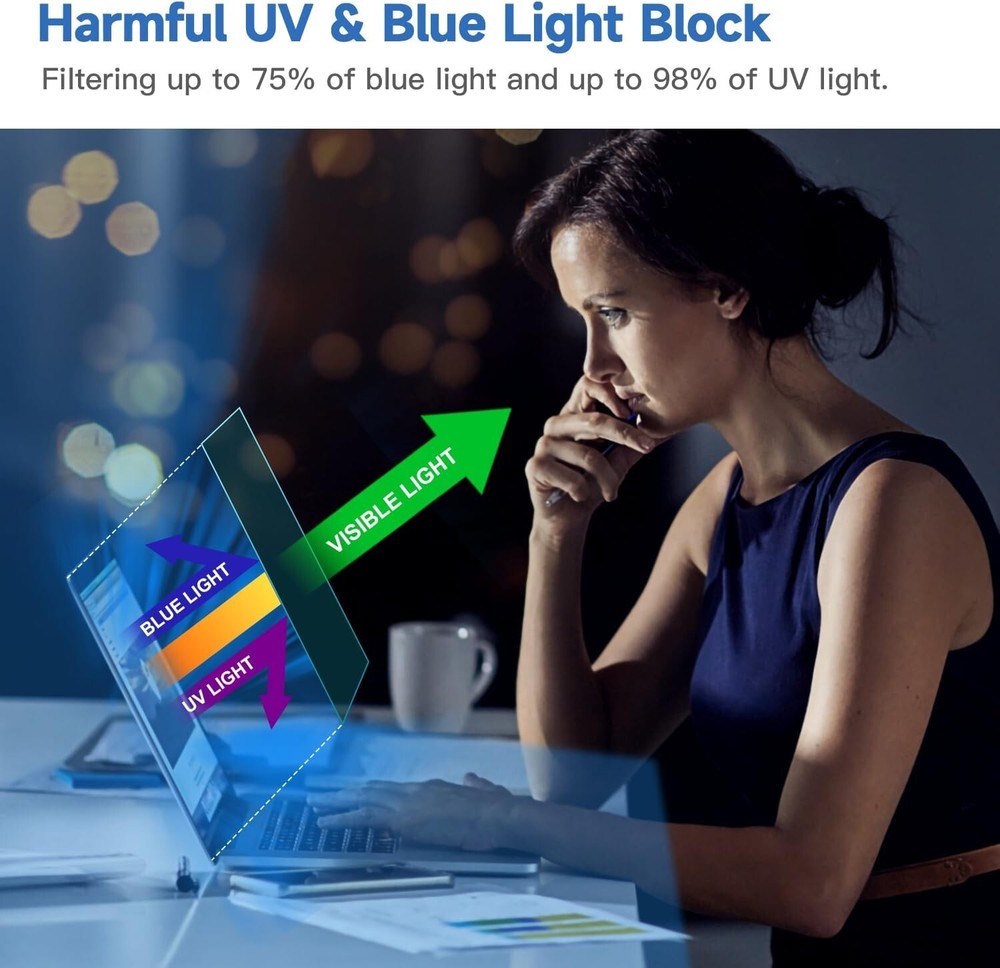 2-Pack 14'' Laptop Screen Protector - Anti-Blue Light, Scratch-Resistant Matte