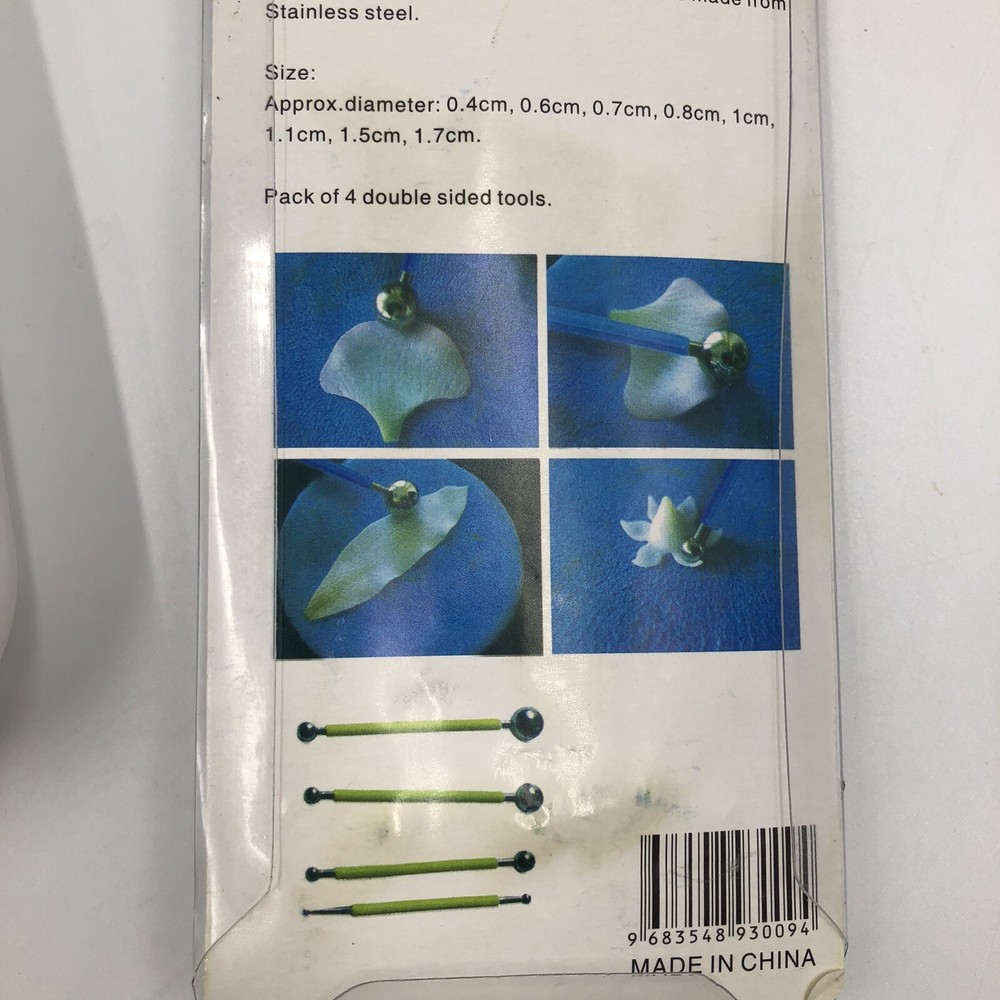 7 Pc Wilton Modeling Tool Set 1276 Plus 4 pc Roller Set Case Included @31