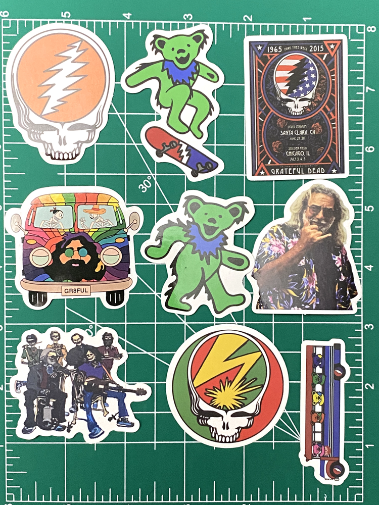 GRATEFUL DEAD STICKERS YOU PICK...FREE SHIP