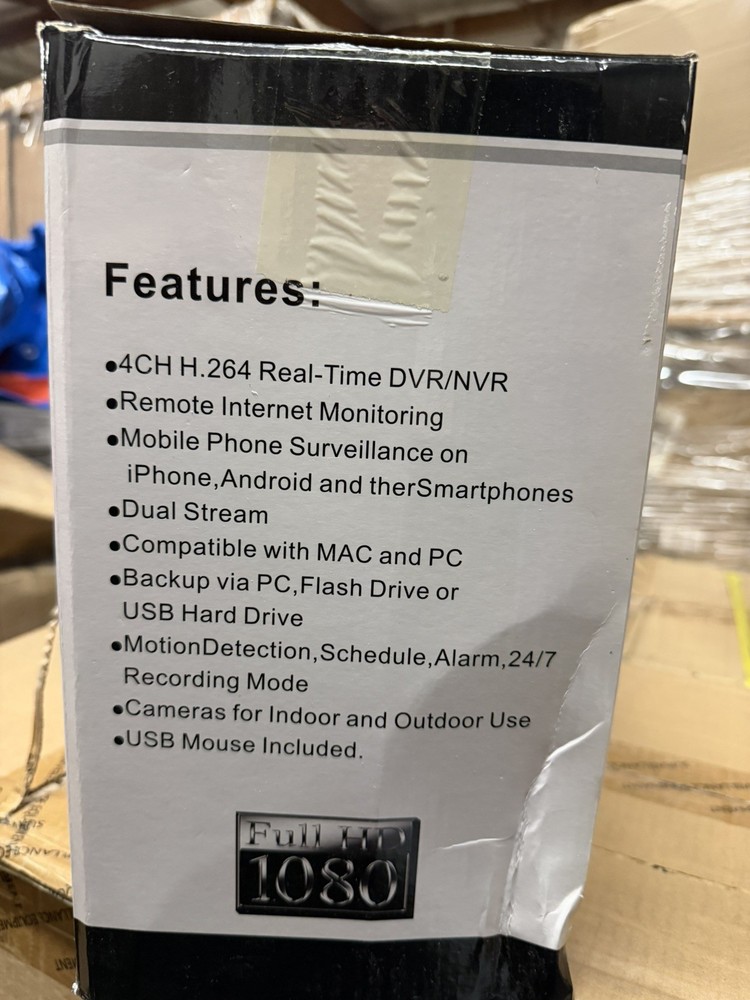 H.265+ Wired Security Camera DVR Kit System