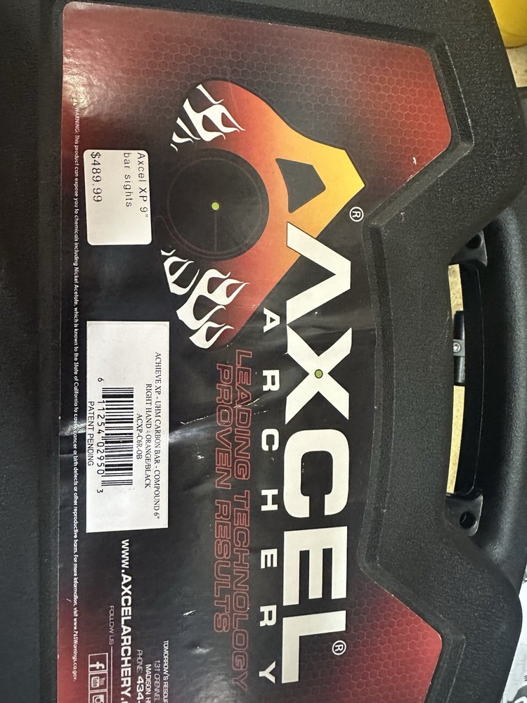 Axcel Achieve XP Compound Sight Red 9 in. RH