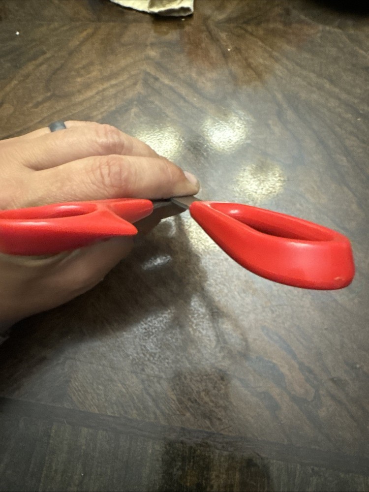 Vintage Comfortable High-Performance 8 Inch Red Scissors