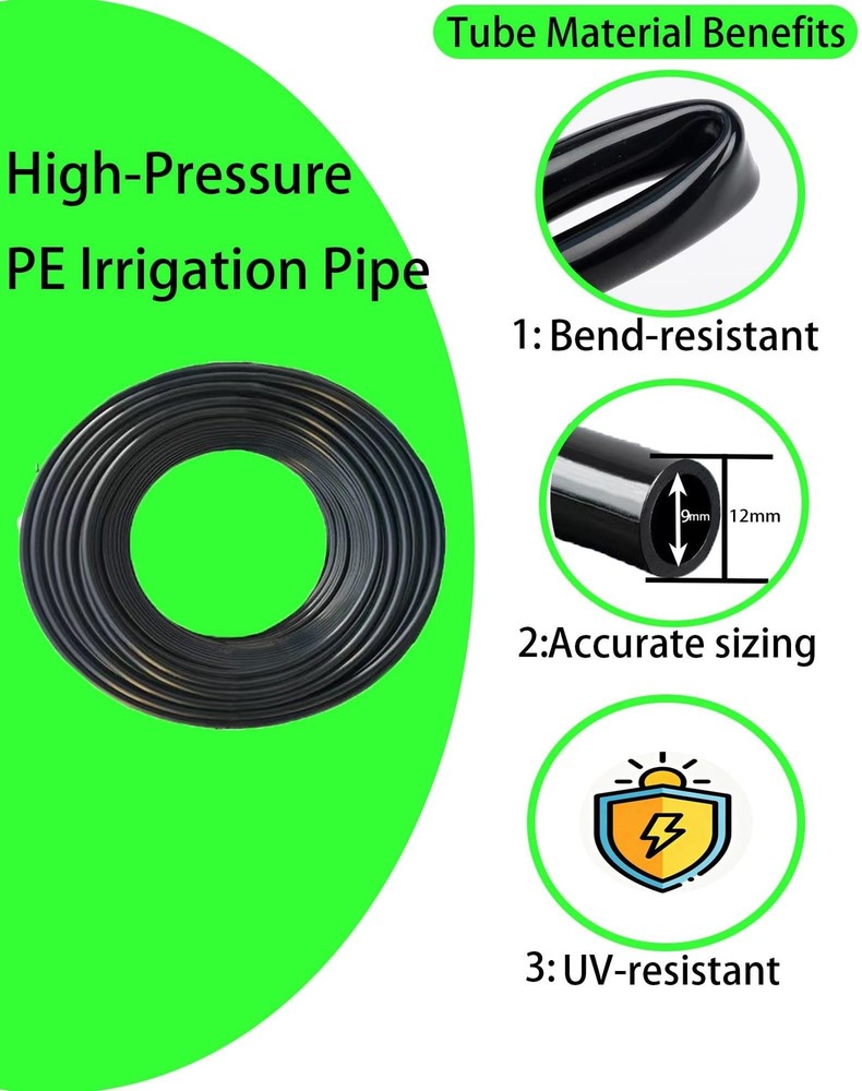 Drip Irrigation System,Automatic Garden Watering System, 360 Adjustable Mist ...