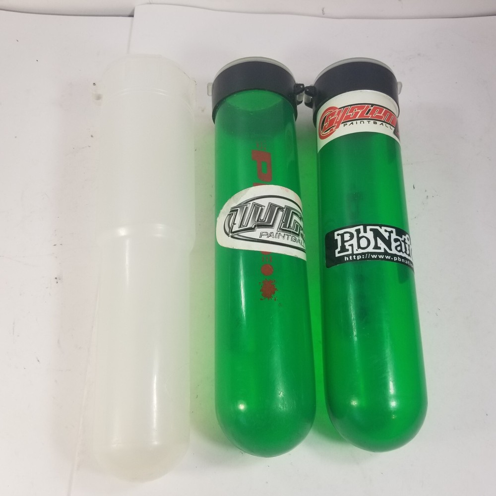 3x Paintball Canister Ammo Tubes System X