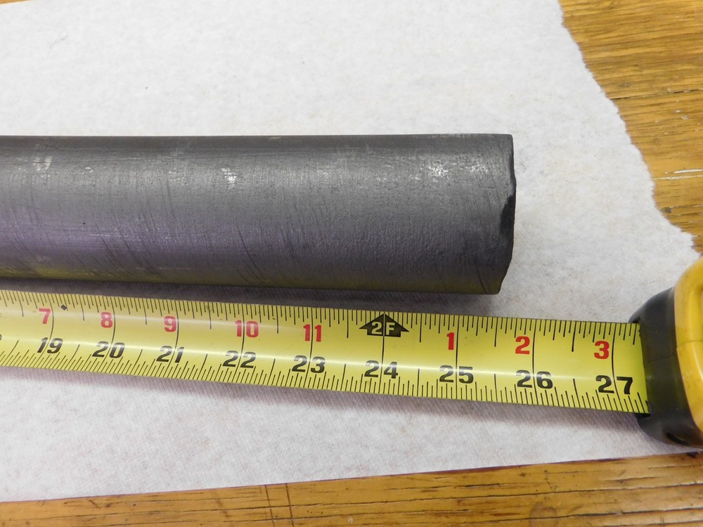 Graphite Rod Stock 2” Diameter 25” Length