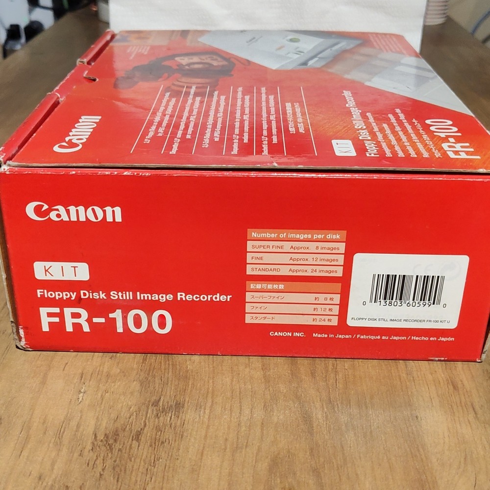 Canon FR-100 3.5" Floppy Disk Still Image Recorder Drive for Retro Computing