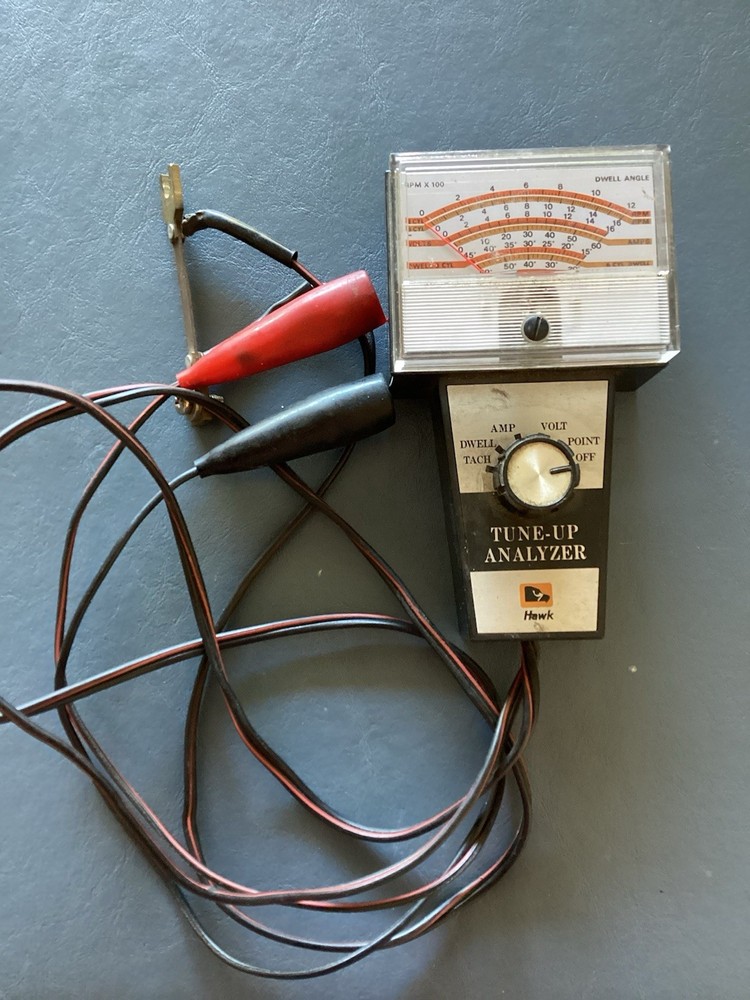 Vintage Hawk 743 Tune-Up Analyzer Engine Diagnostic Tool
