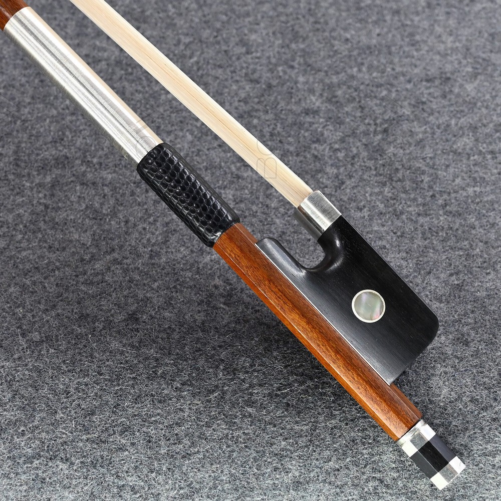 4/4 Size MASTER Fine Pernambuco Cello Bow Straight Stick Deep Sound #10