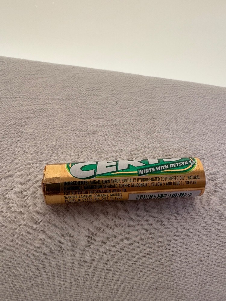 CERTS Spearmint mints with Retsyn
