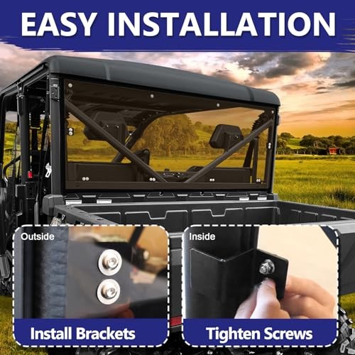 UFORCE 1000 Rear Windshield - UFORCE 1000 Windshield Compatible with CFMOTO