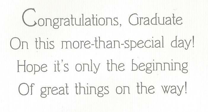 Hi, Sis You Graduated! (G)