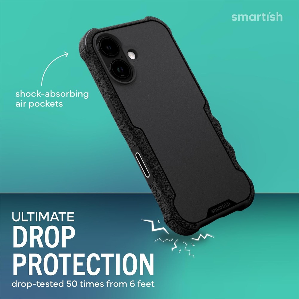 Smartish Total Eclipse iPhone 17 MagSafe Armor Case Gripzilla Rugged Heavy Duty