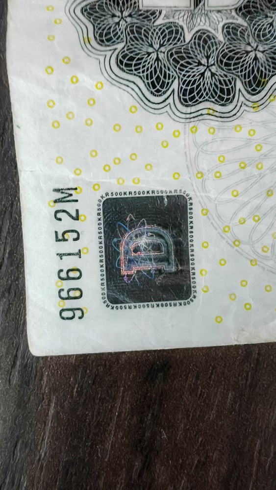 DENMARK 500 KRONER