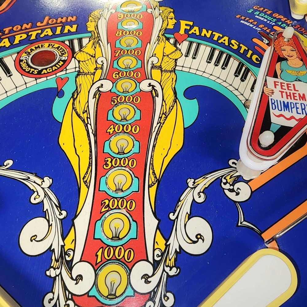 Bally Captain Fantastic Pinball Machine
