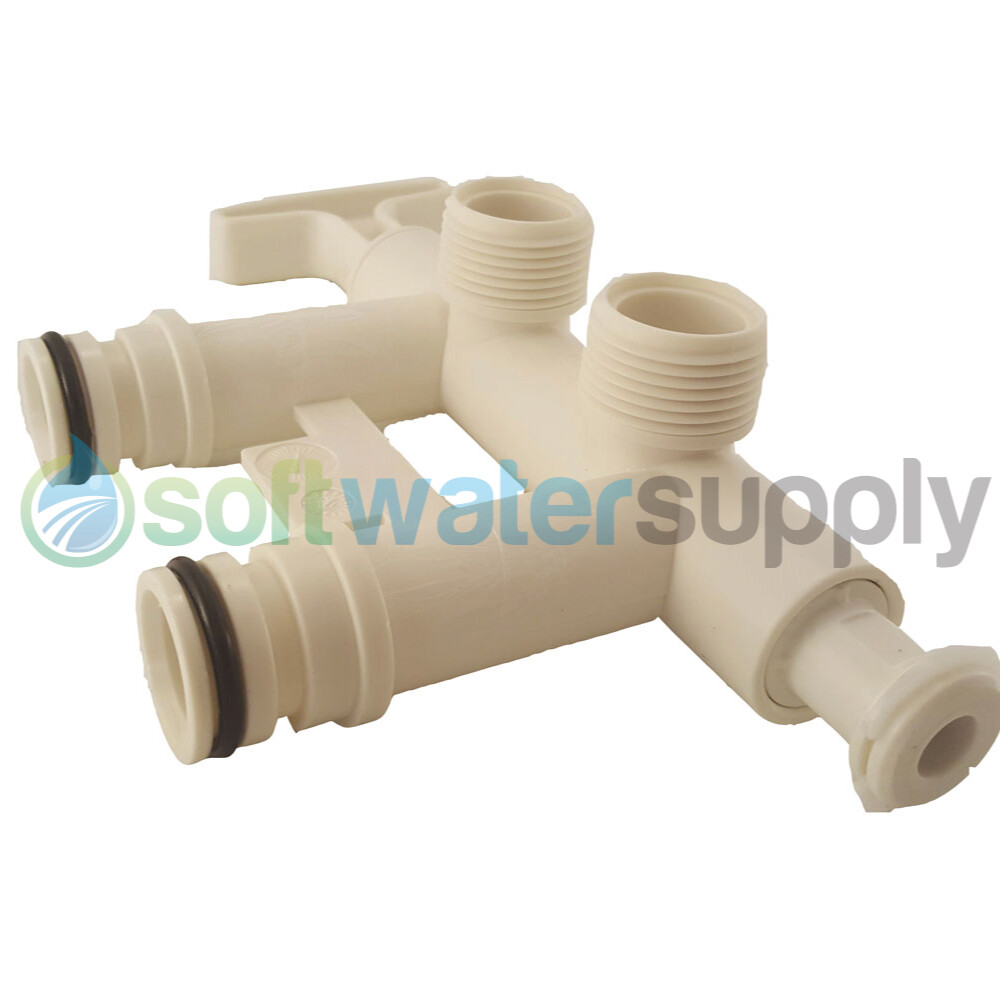 WS15X10012 - Water Softener Bypass Valve WITH THREADS