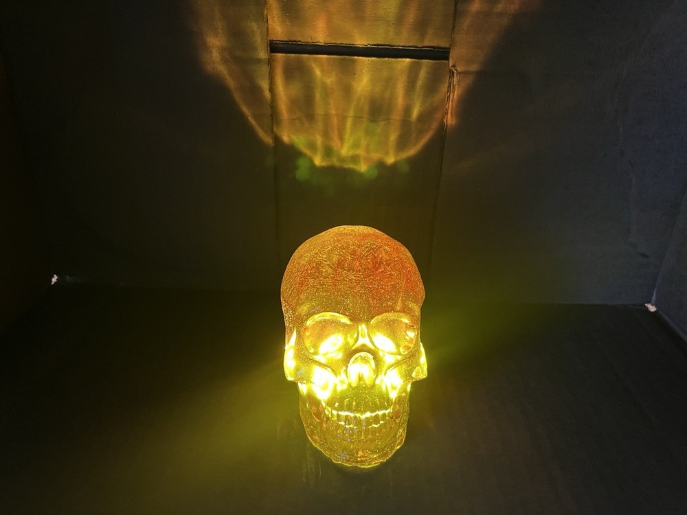 Hand made led Illuminated epoxy resin skull Light-USB Powered Decorative-02