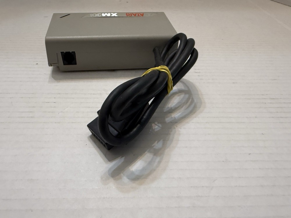 Vintage Atari XM301 Modem with Manual