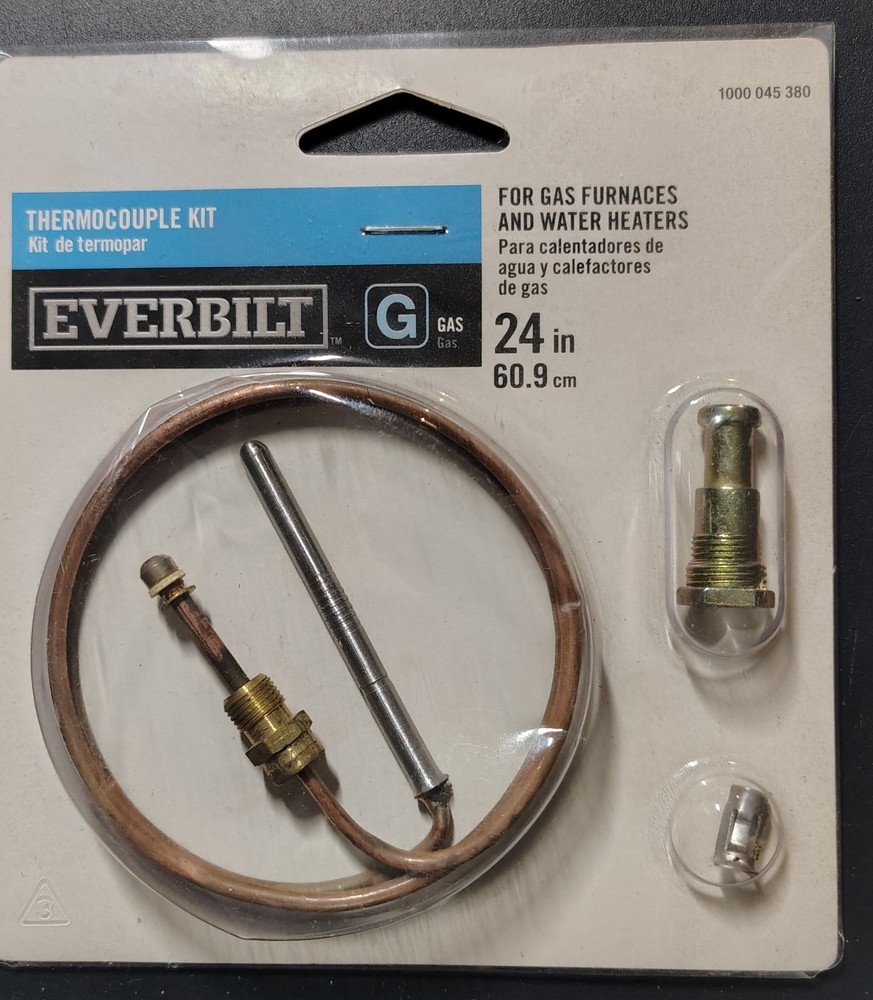 🗽EVERBIKT 24” THERMALCOUPLE KIT FOR GAS FURNACE AND WATER HEATERS