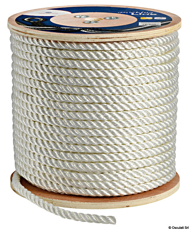 Osculati 3-strand white line 10 mm