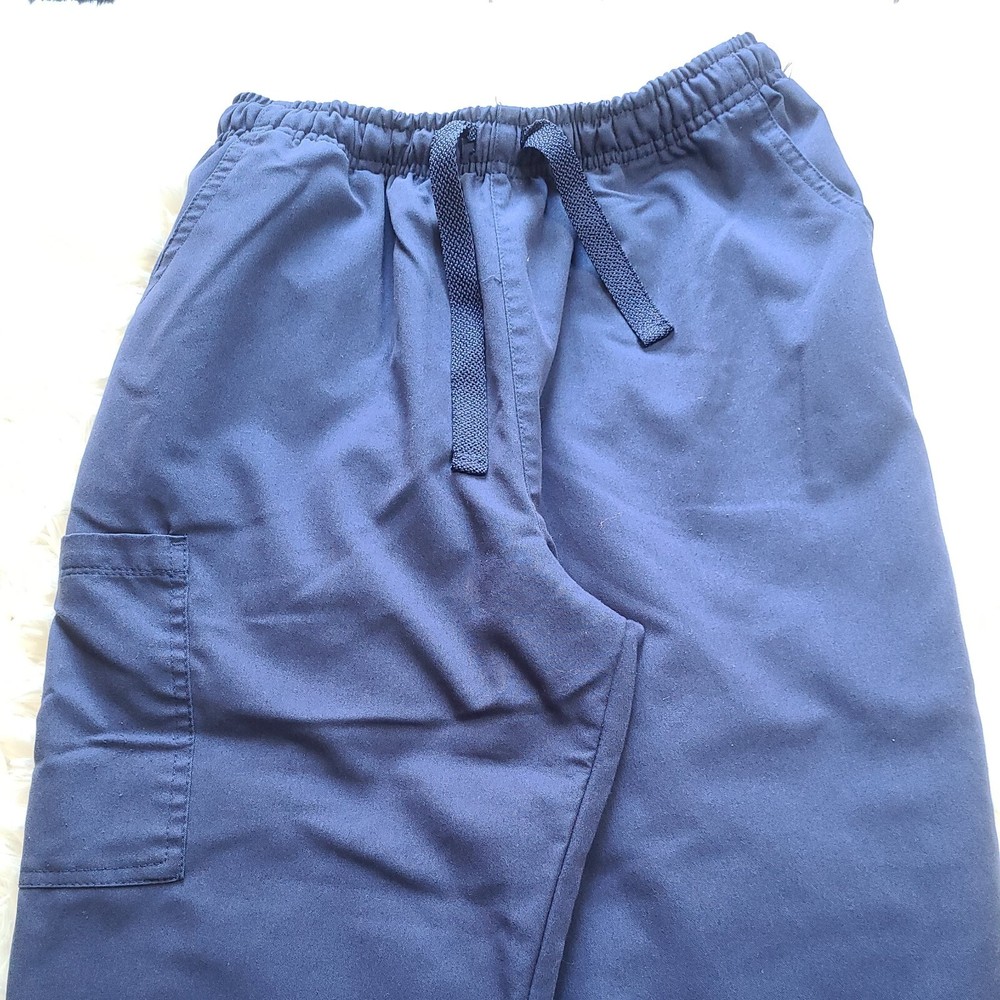 Unisex Navy Blue Scrub Set Size XS, EUC