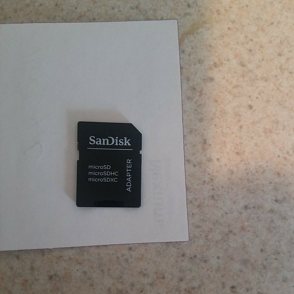 SanDisk microSD Micro SD to SD SDHC Memory Card Adapter Reader