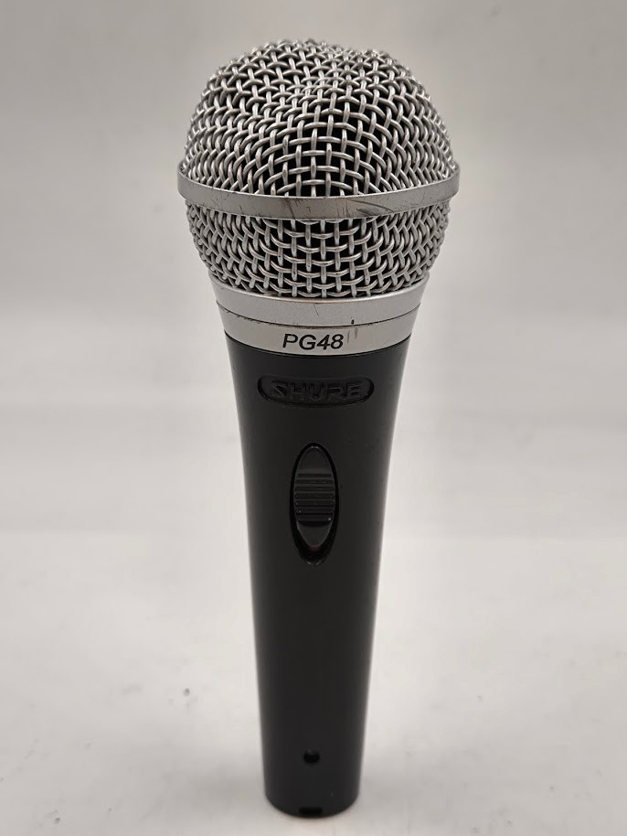 Shure PG48 Microphone Used Working Black