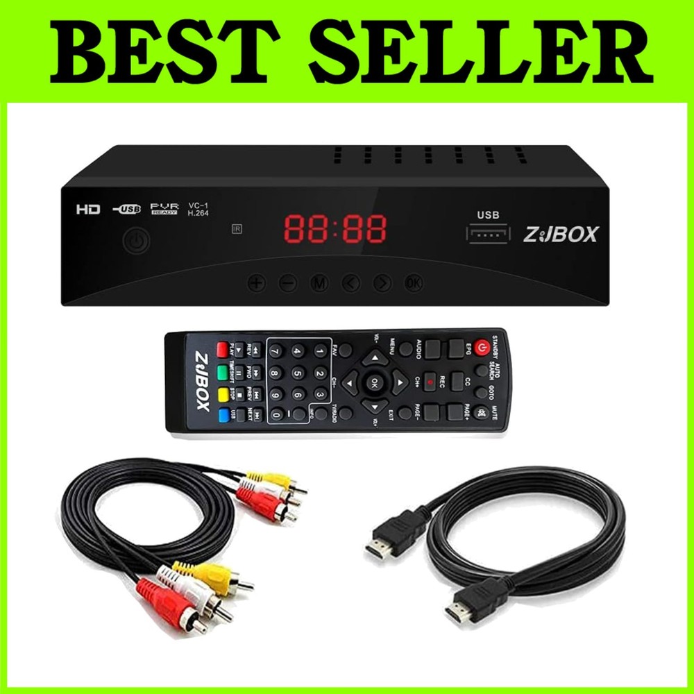 Analog to Digital TV Converter Box - HDMI, Timer Function