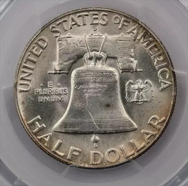 1949-D Franklin Half Dollar PCGS MS64FBL