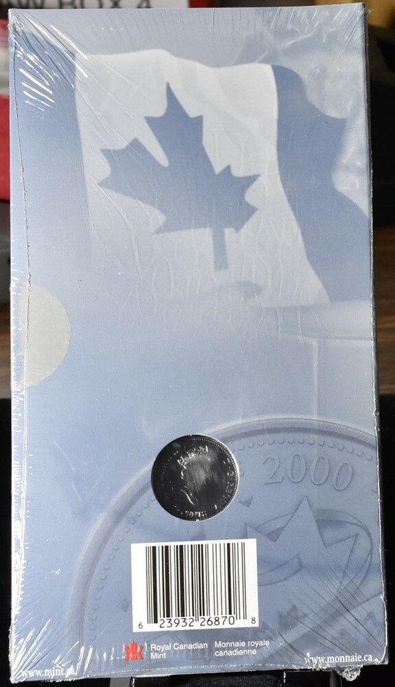 2000 Canada Pride 25c Colorized Millenium - Sealed Set Unopened Plastic