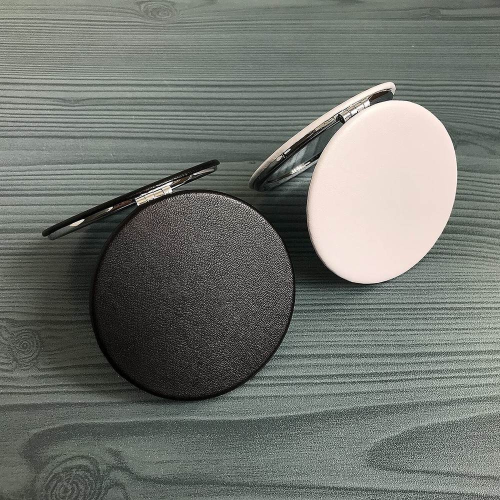 Zcooooool Makeup Mirror, 6.7 cm Round Folding Mirror, Professional Double-Sid...