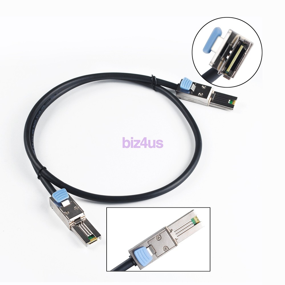 SFF-8088 Mini SAS 26Pin to SFF-8088 SAS 26Pin External Cable Disk Array Line 1M