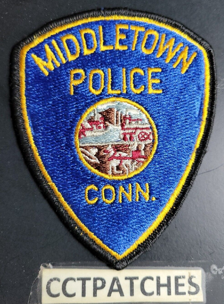 MIDDLETOWN, CONNECTICUT POLICE SHOULDER PATCH CT