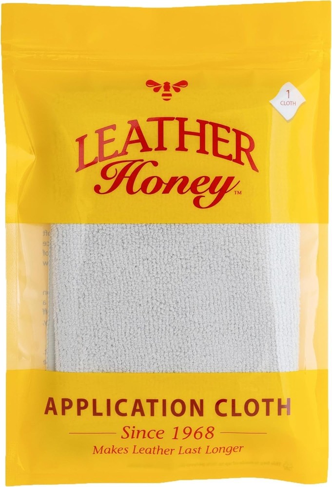 Lint-Free Microfiber Application Cloth for Leather Care - Small Size