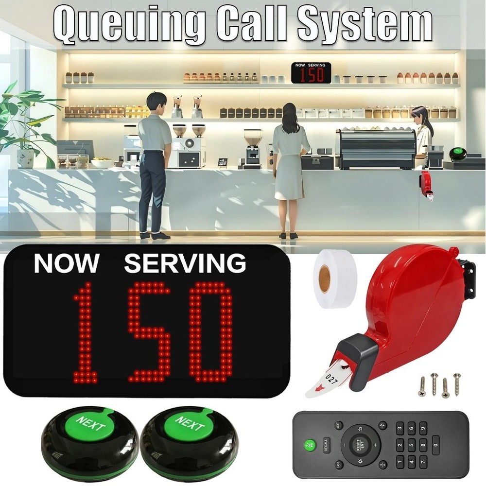 Restaurant Wireless Queue Management System Ticket Dispenser