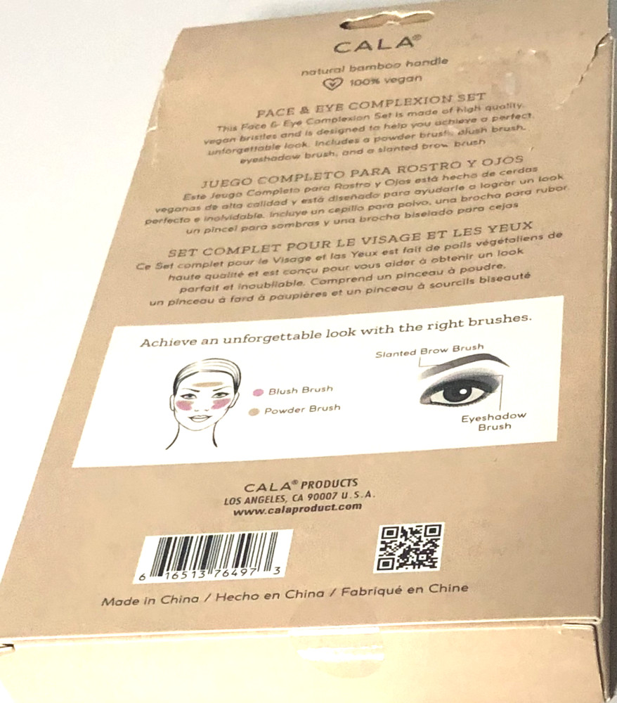 CALA Face & Eye Complexion Set 100% Vegan 4 Piece Set
