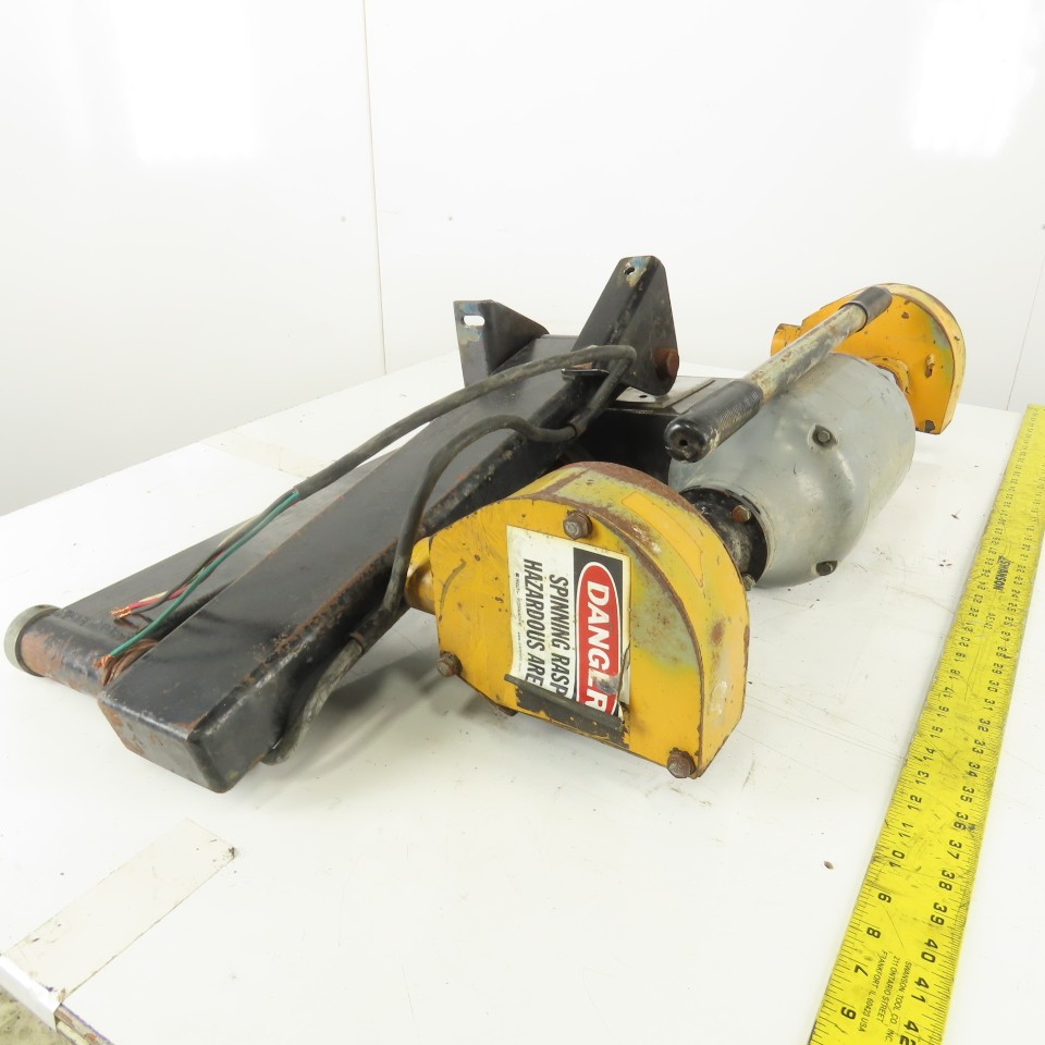 6" Double Ended Grinder Buffer On 4 Point Pivot Arm Assembly