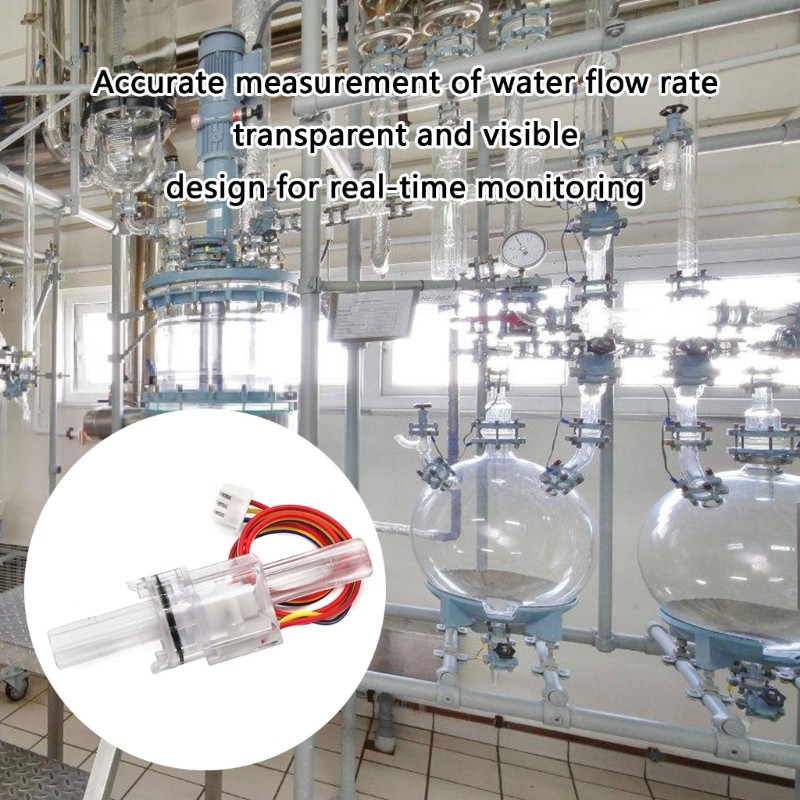 Small Size Hall Water Flows Meter Hall Sensoring for Efficient Space Utilization